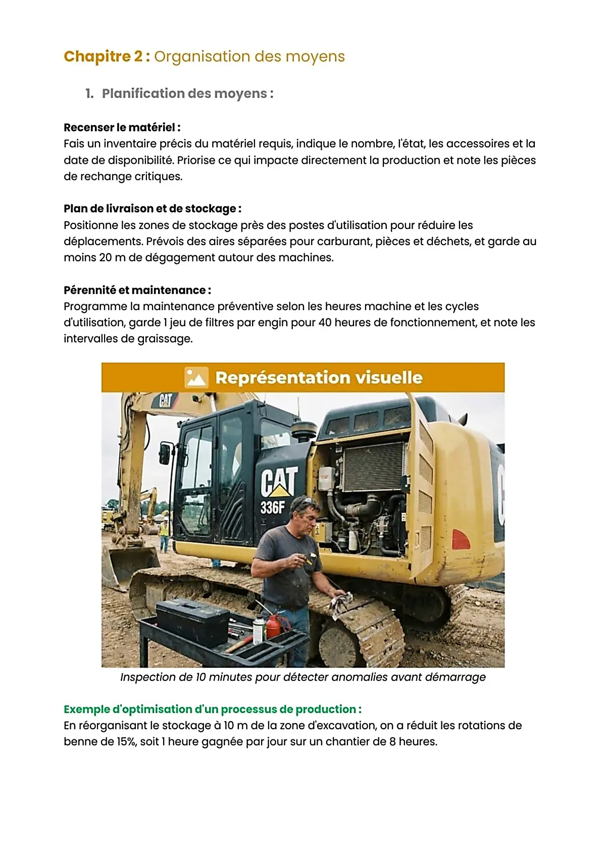 Example Fiche de Révision BP Conducteur Engins